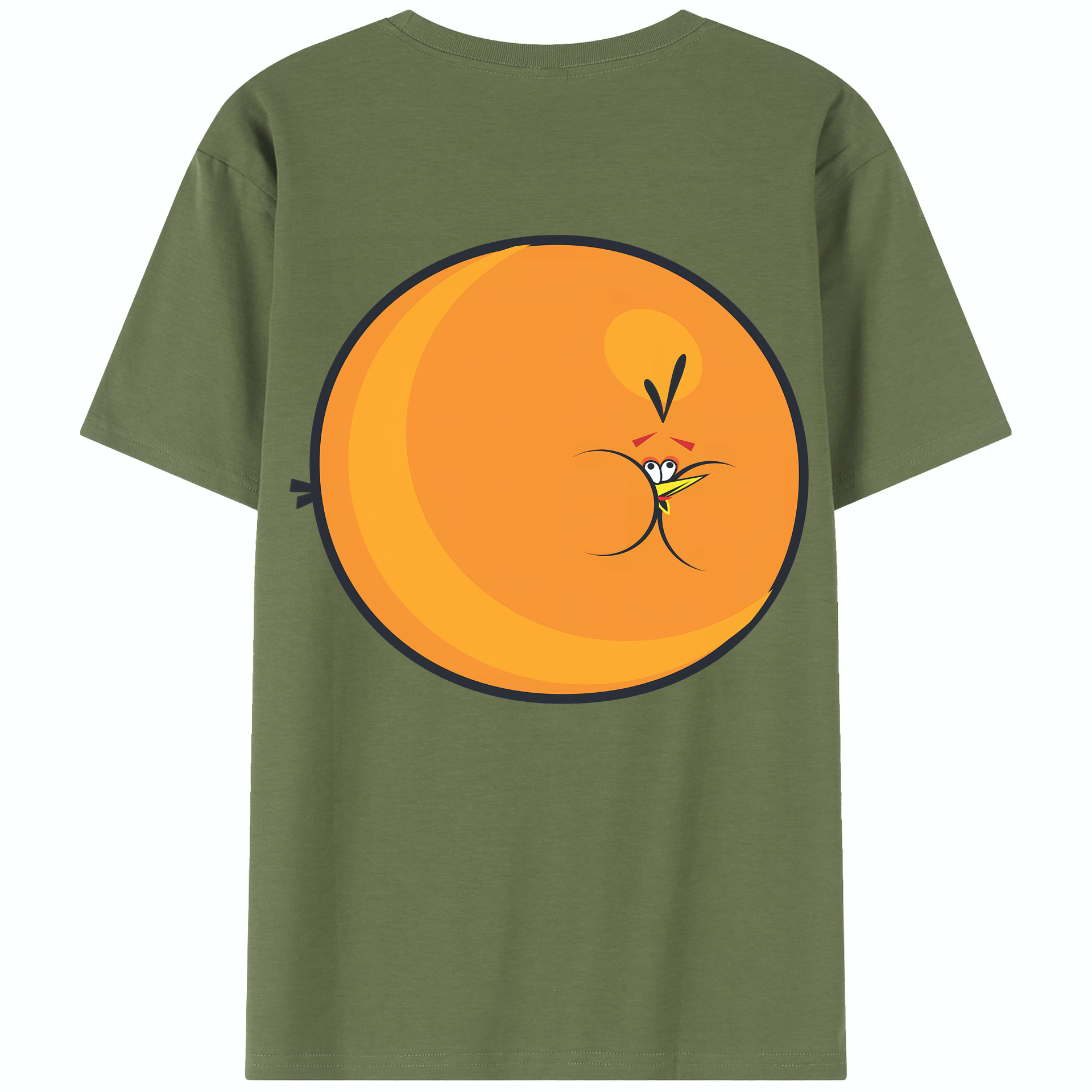 （画像用） Angry Birds アングリーバード 綿100％半袖Tシャツ（背面プリント）